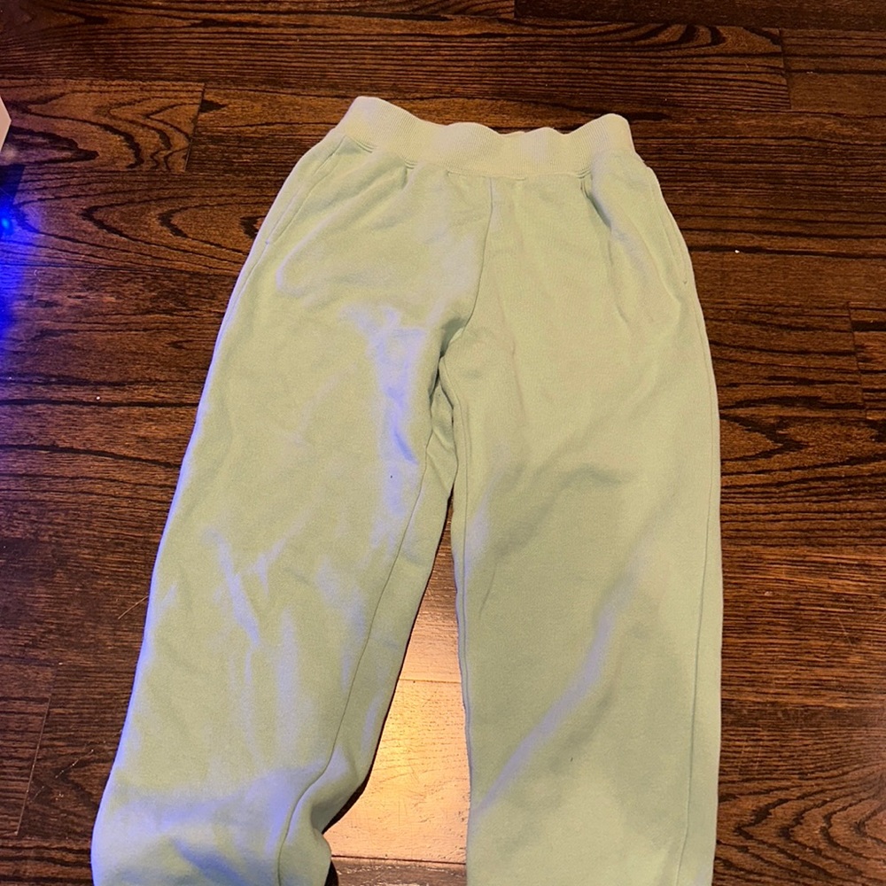 Forever 21 green sweat pants